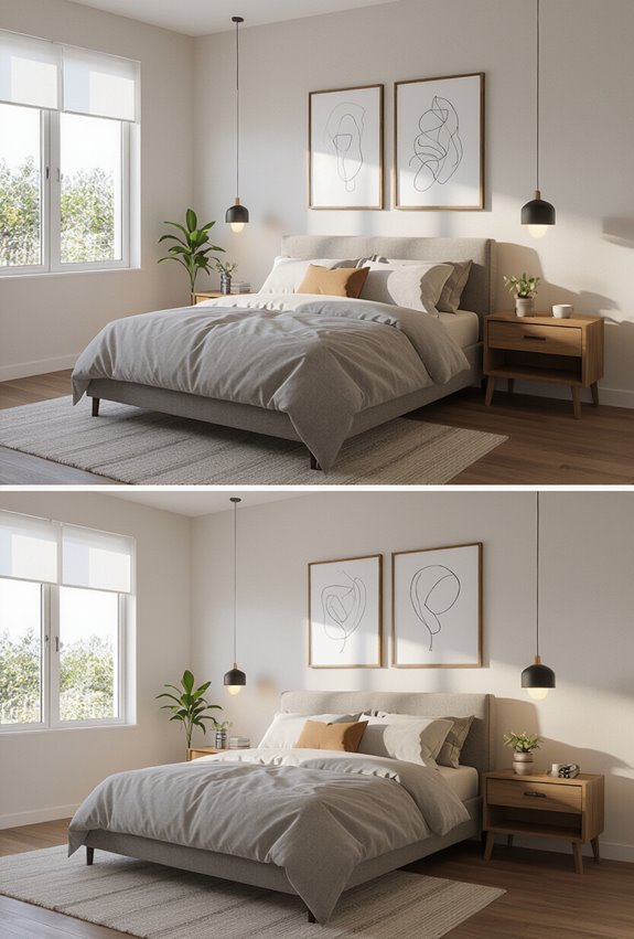 headboard with built in storage