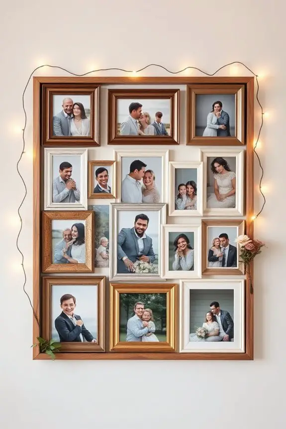 heartfelt anniversary photo collage
