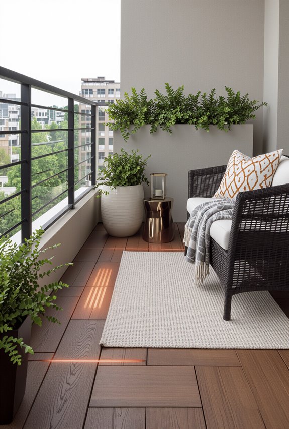 heated balcony flooring systems