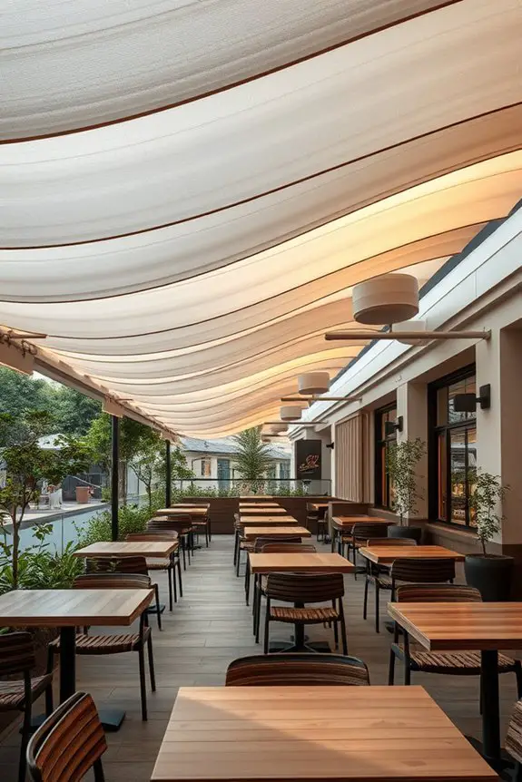 heated outdoor dining comfort