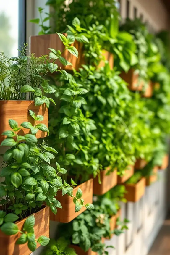 herb garden wall creation