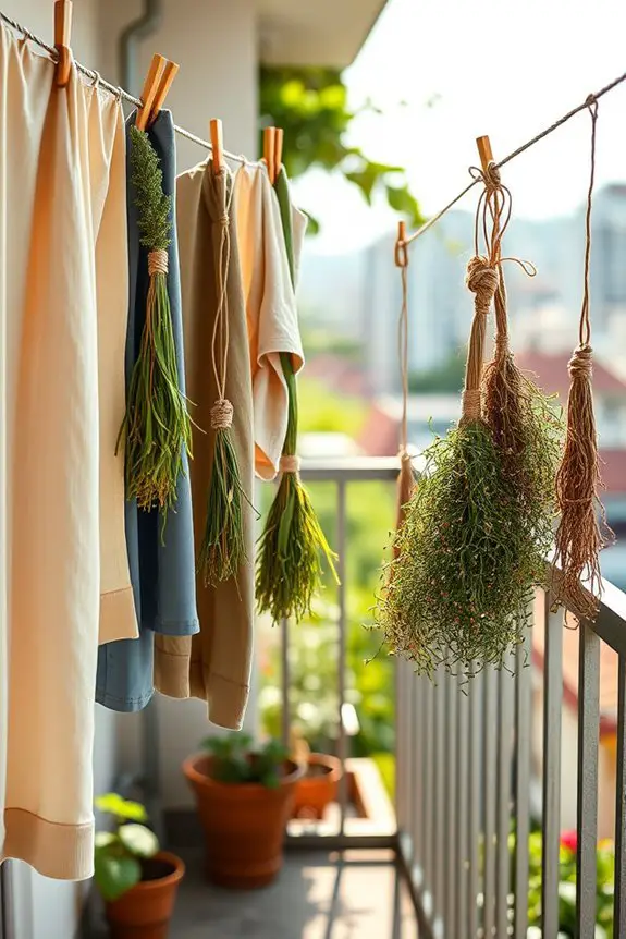 herbs and laundry harmony