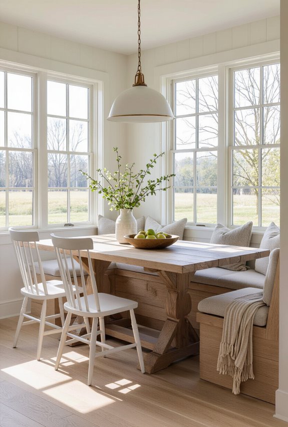 hidden cabinetry minimal baskets
