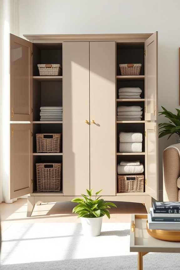 hidden compartments for organization