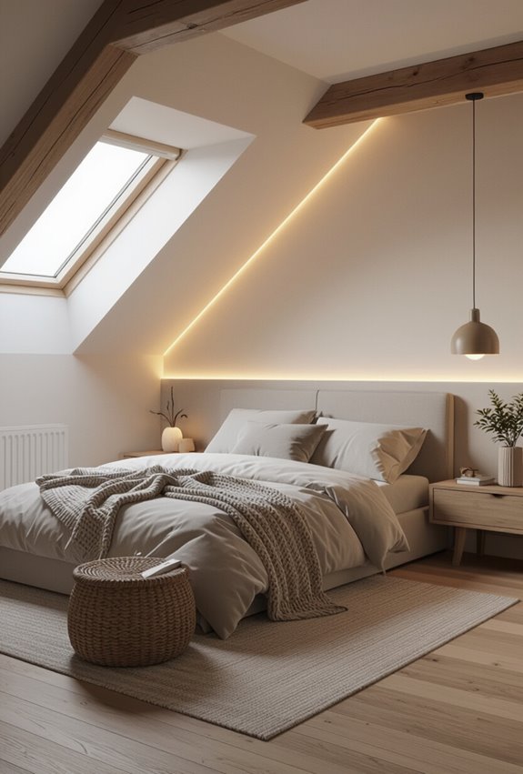 hidden cove uplighting for bedside
