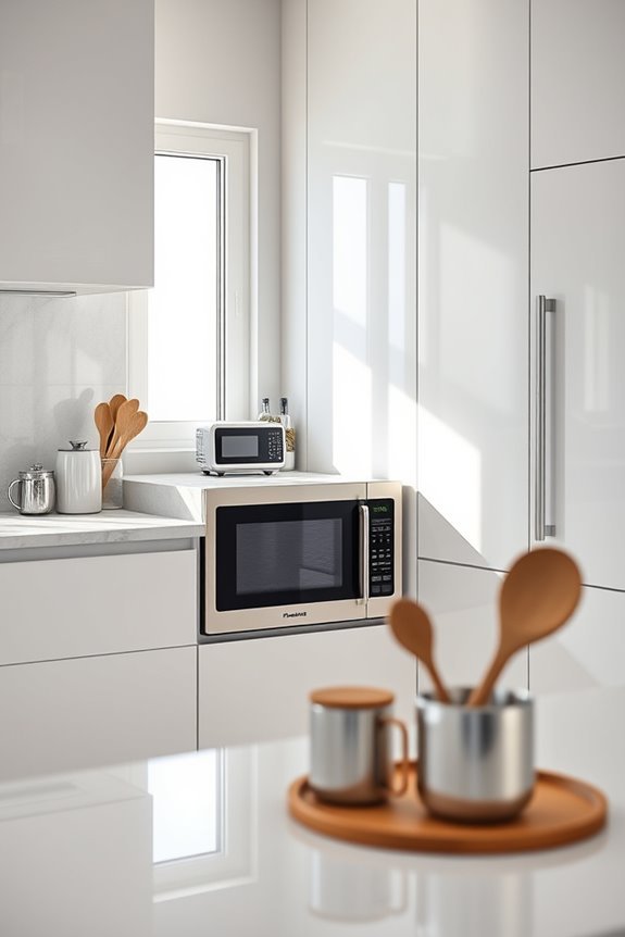 hidden microwave panel design