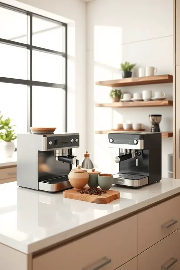 hidden sleek coffee storage