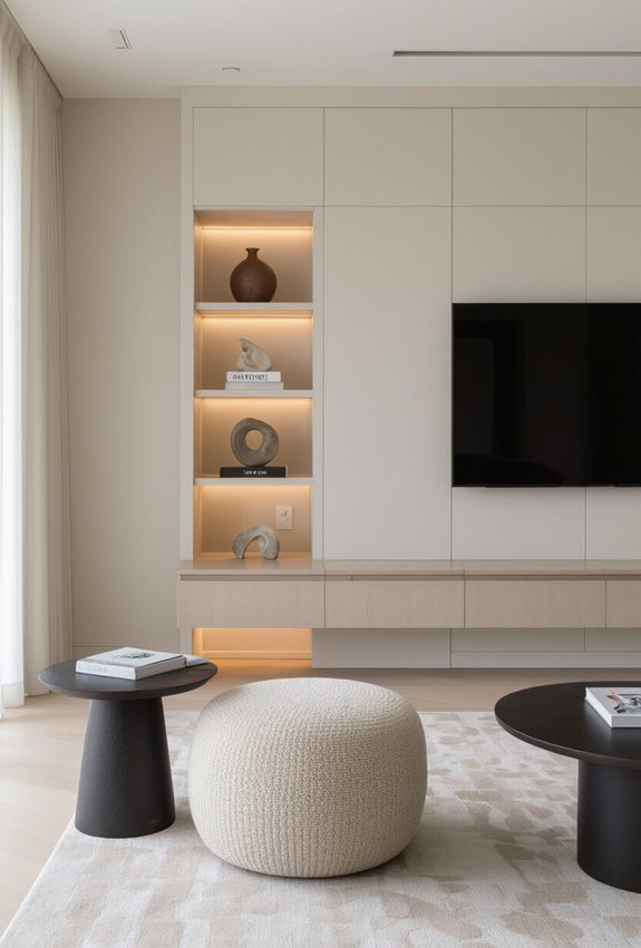 hidden storage refined simplicity