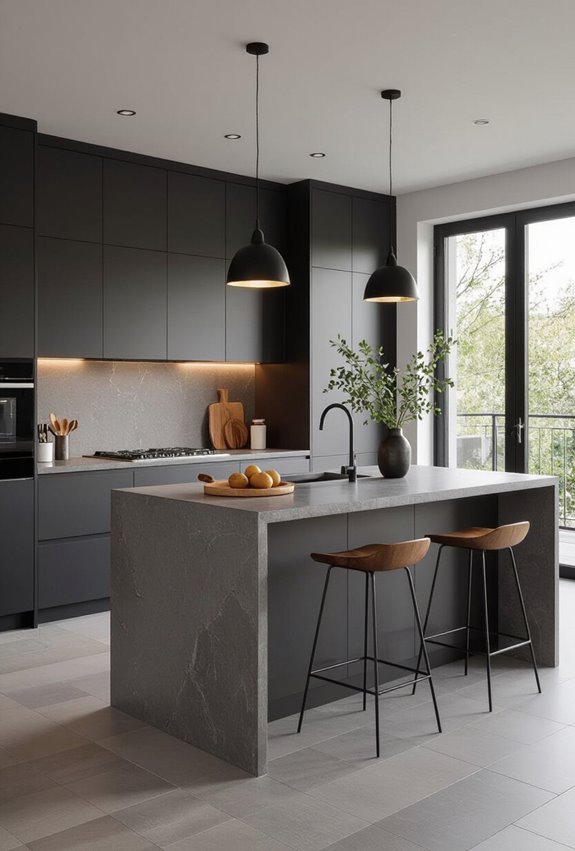hidden streamlined concrete storage
