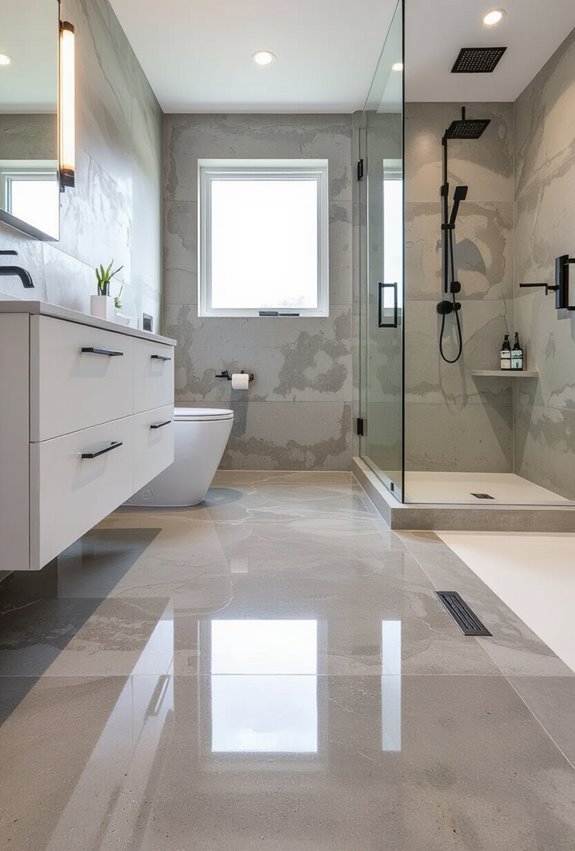 high gloss durable flooring