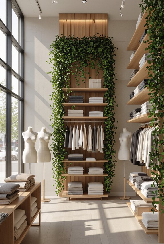 high shelving feature walls