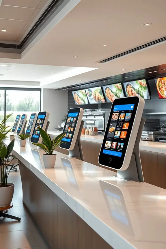 high tech fast food ordering