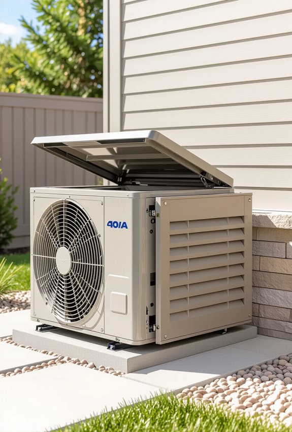 hinged removable maintenance access