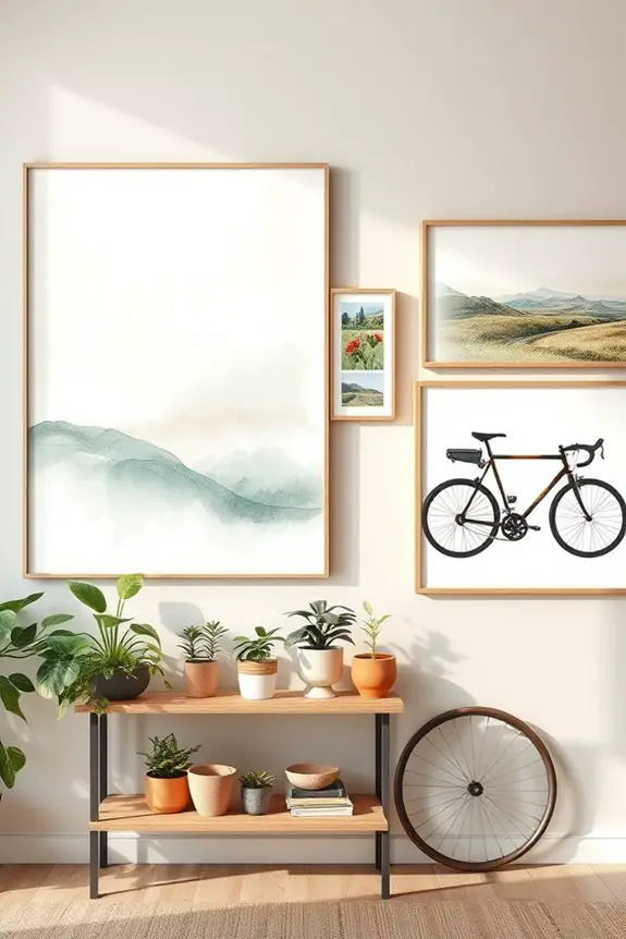 hobby inspired personal art gallery