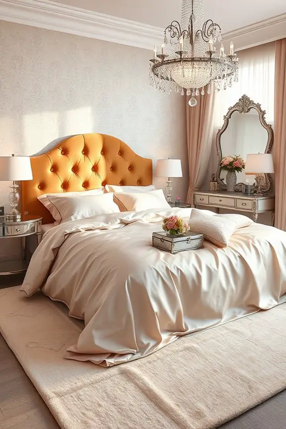 hollywood glamour for bedrooms