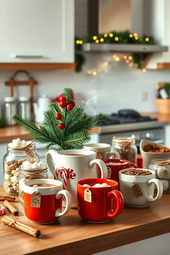 hot cocoa toppings bar