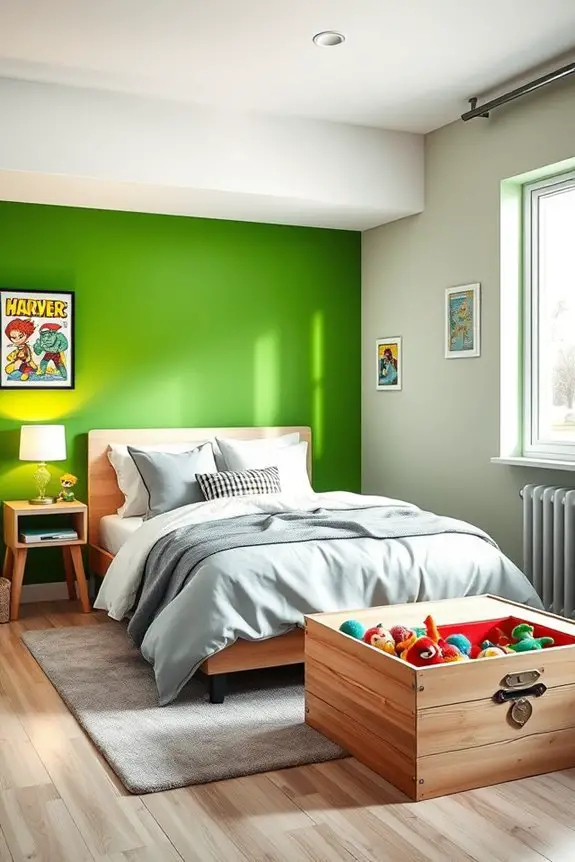 hulk green superhero room