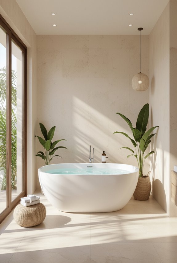 humidity loving tropical bathroom plants