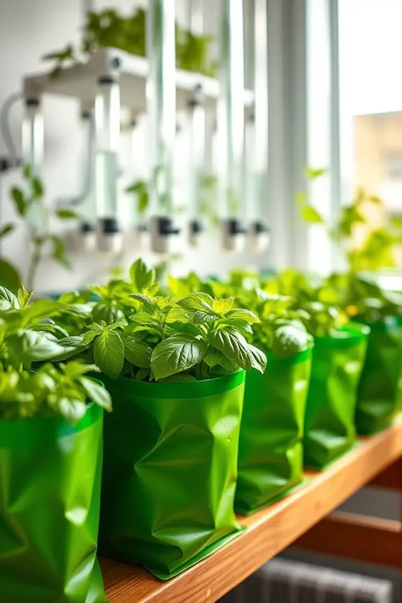 hydroponic grow bag gardening