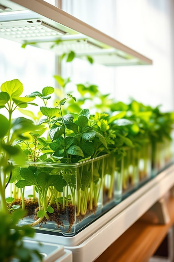 hydroponics soil less indoor gardening