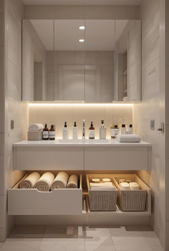 illuminate hidden storage and corners