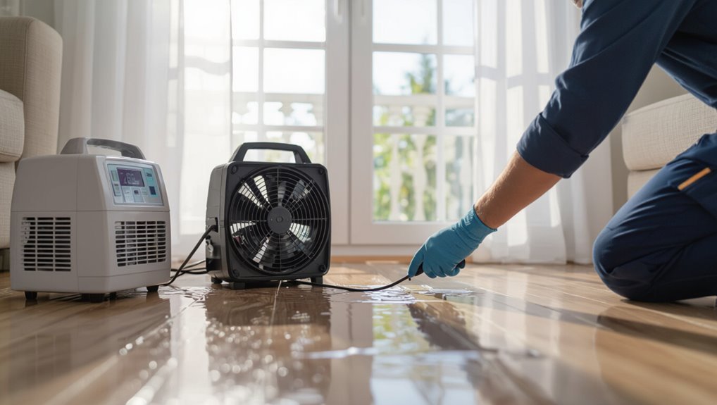 immediate moisture removal strategy