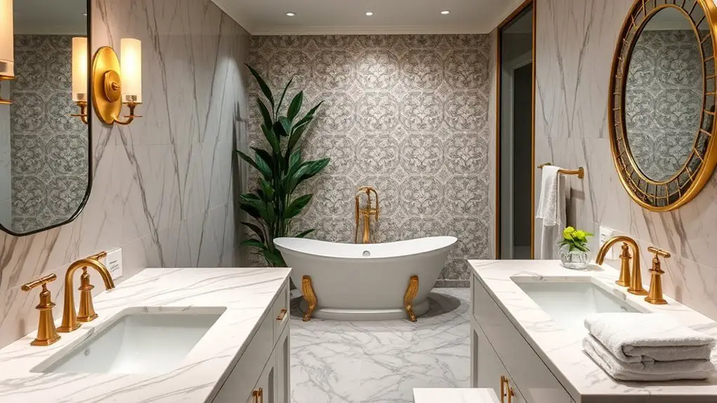 impressive guest bathroom designs