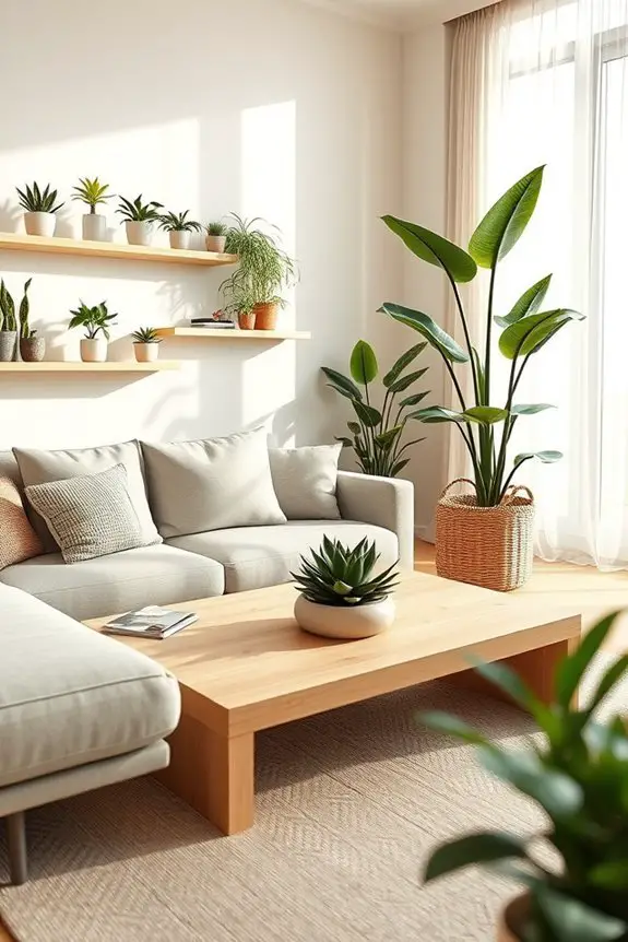 incorporate plants for freshness