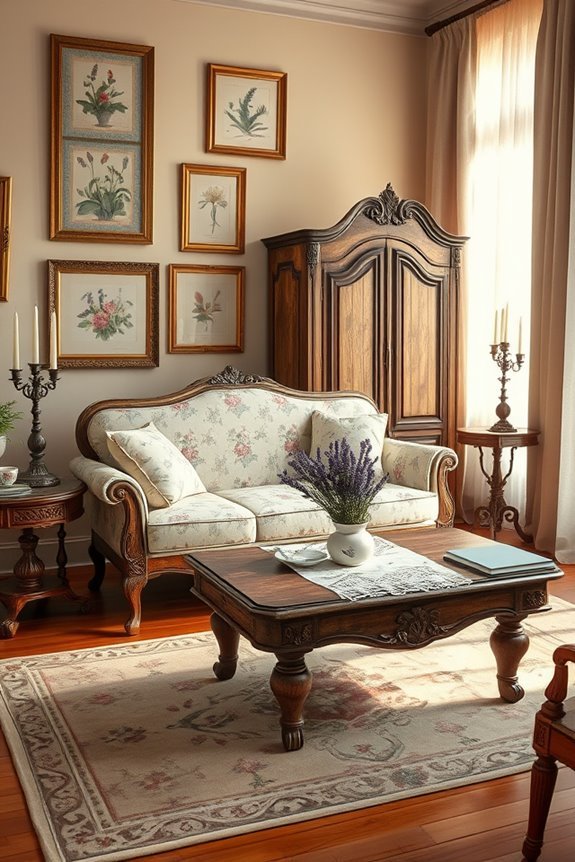 incorporate unique vintage antiques