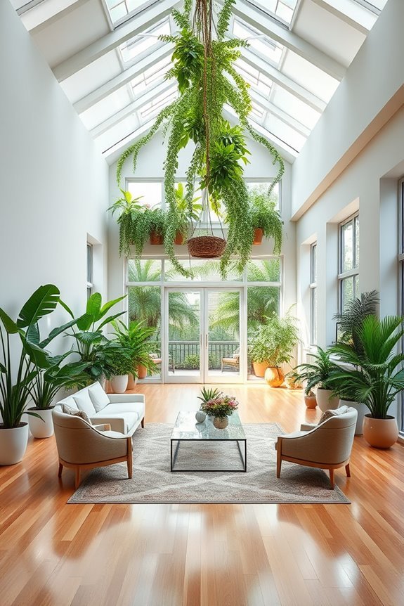 indoor garden tranquility design