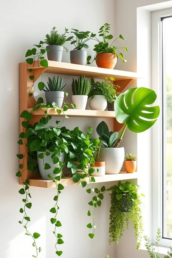 indoor greenery display ideas
