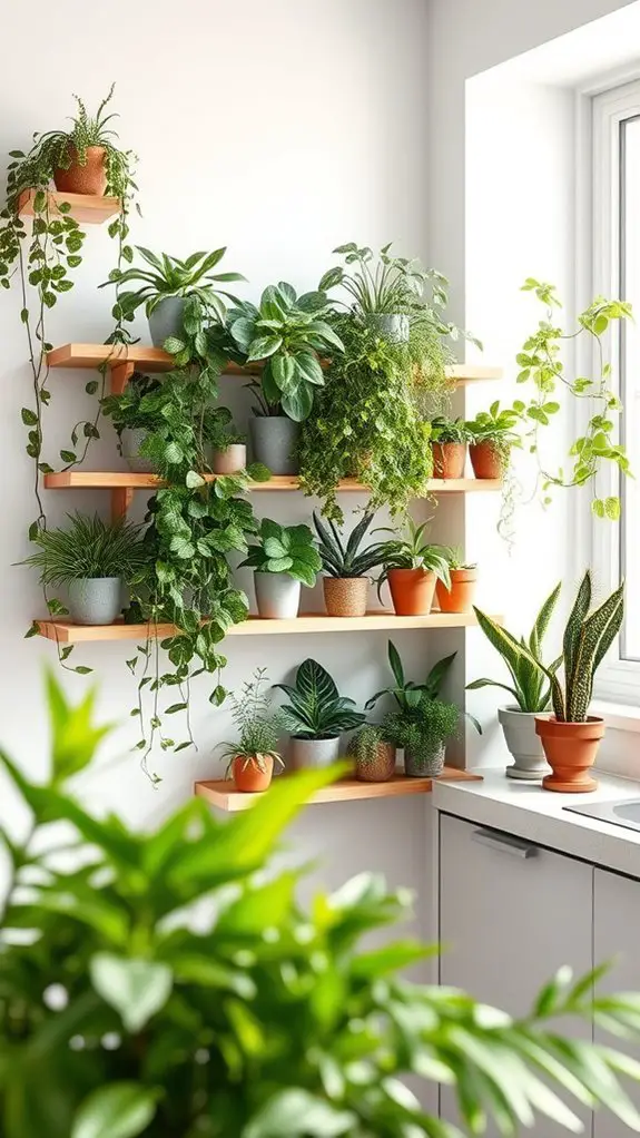 indoor plant wall benefits