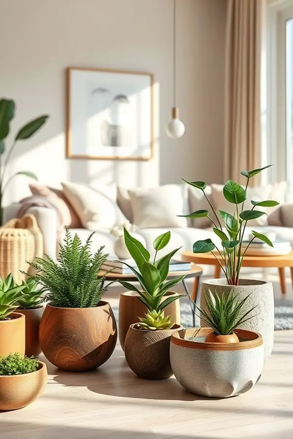 indoor planters for style