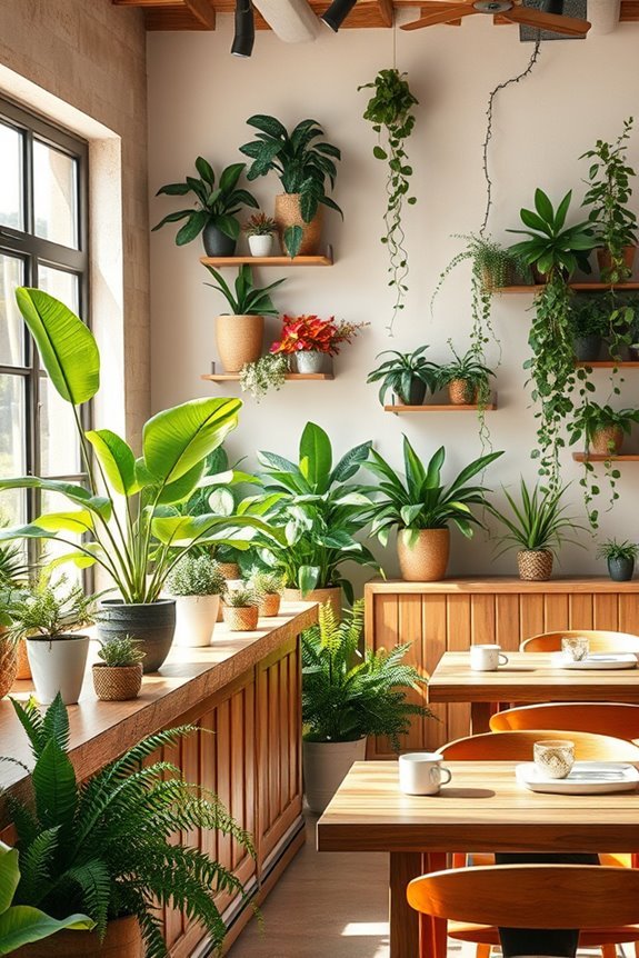 indoor plants enhance atmosphere