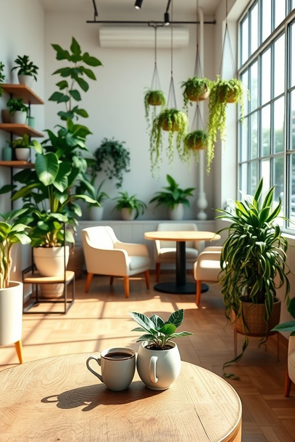 indoor plants enhance atmosphere