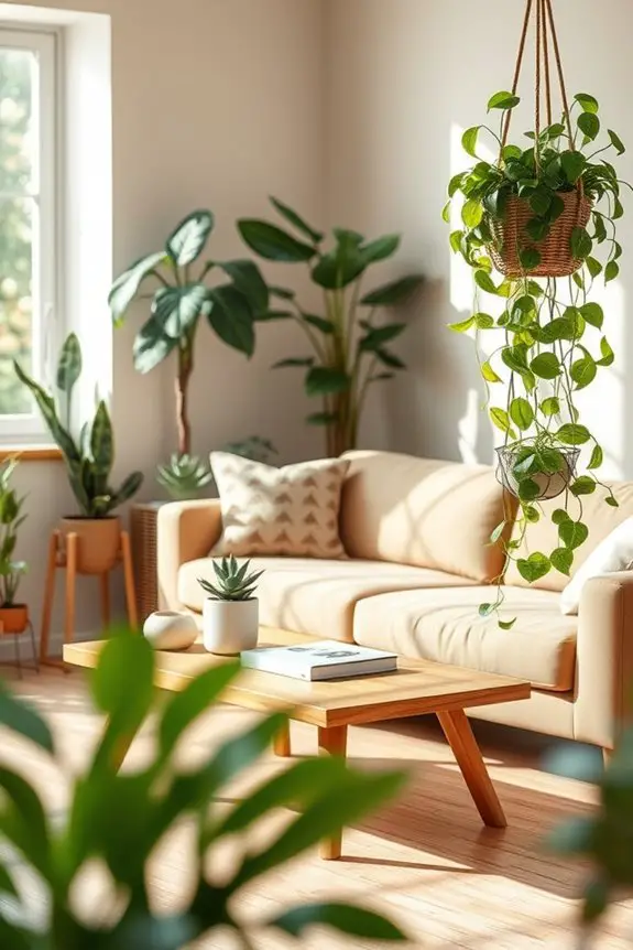indoor plants enhance atmosphere