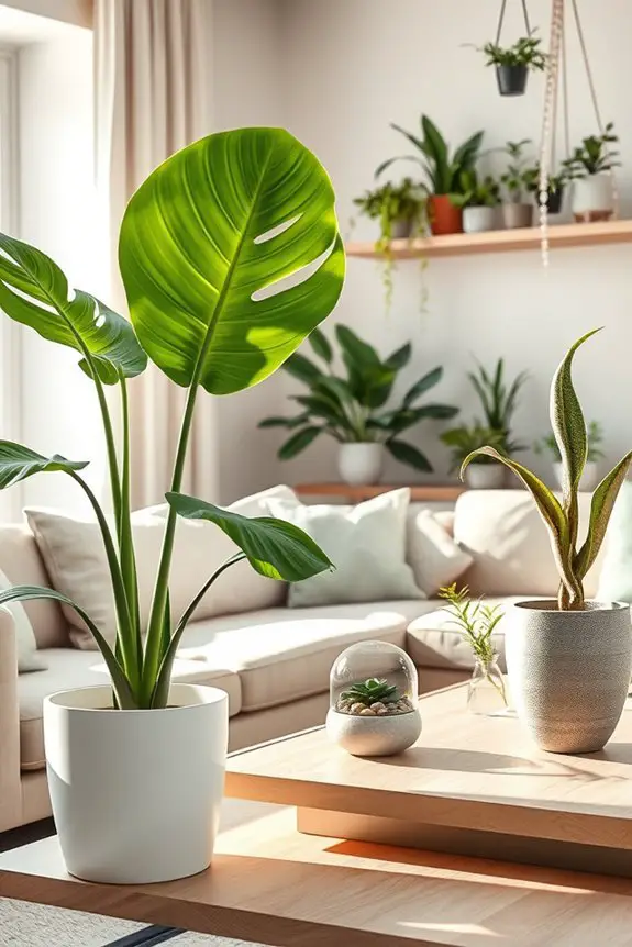 indoor plants enhance atmosphere