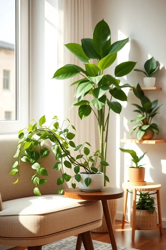 indoor plants enhance atmosphere