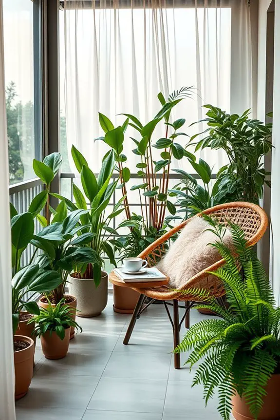 indoor plants enhance coziness