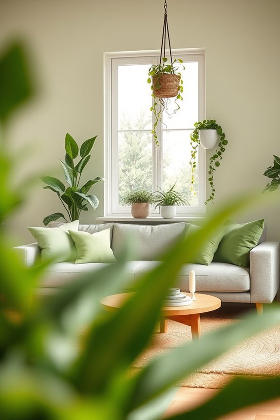indoor plants enhance freshness