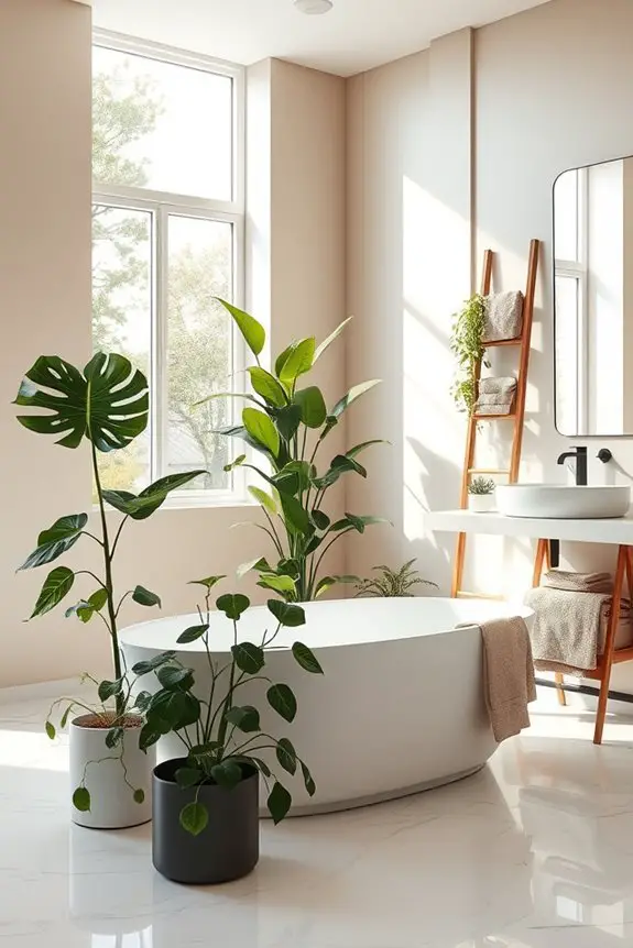 indoor plants for bathrooms