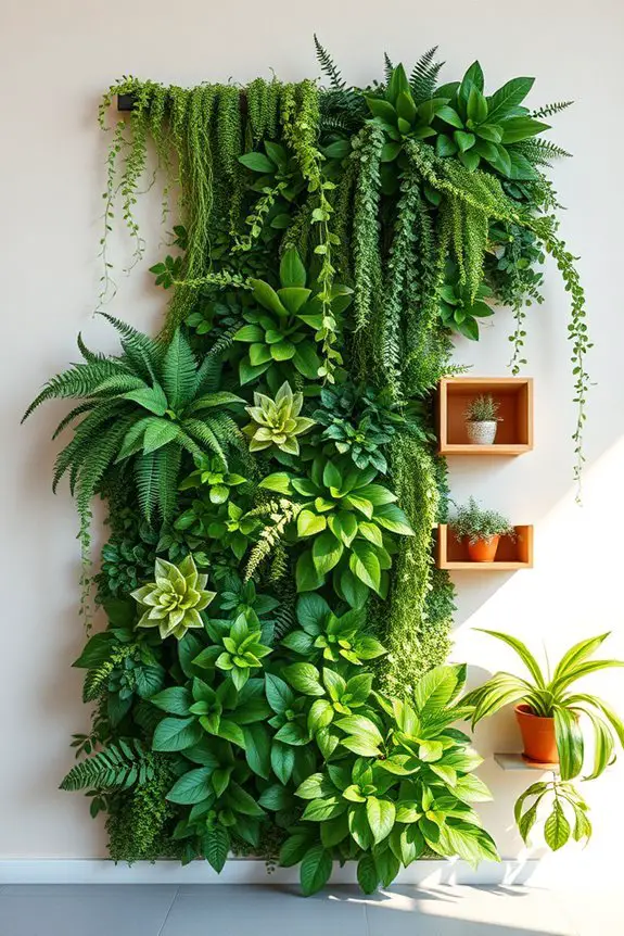 indoor vertical garden benefits