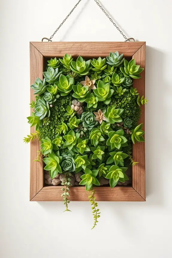 indoor vertical succulent gardens