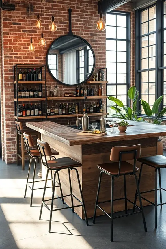 industrial chic entertainment space