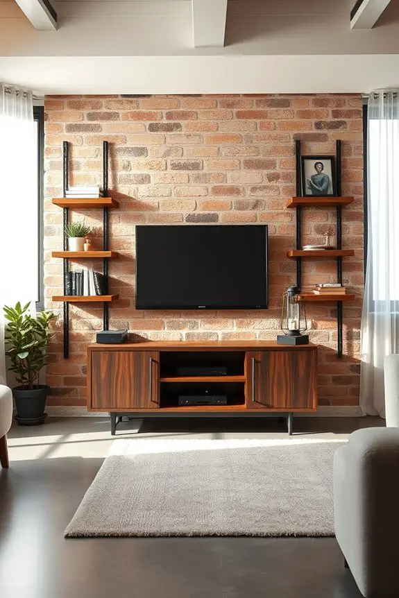industrial chic exposed brick