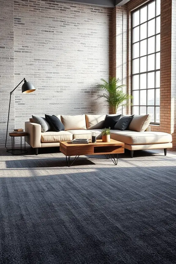 industrial chic living room