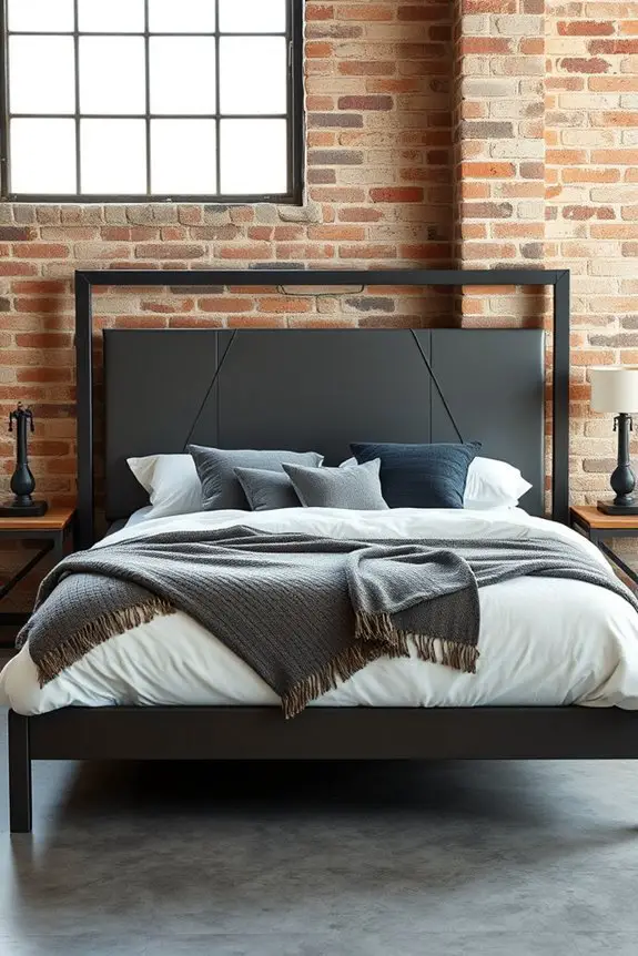 industrial chic metal frames