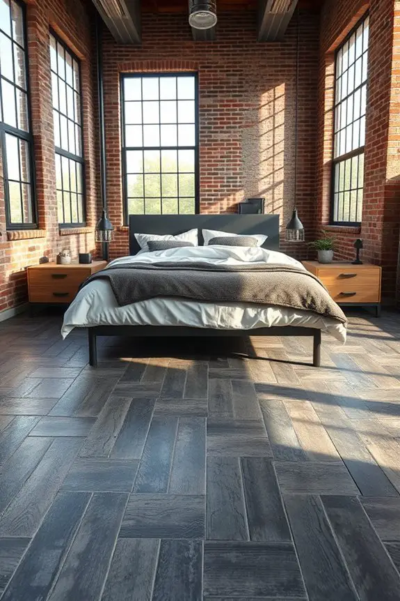 industrial chic tile aesthetics