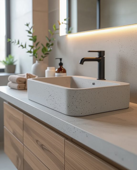industrial concrete sink design