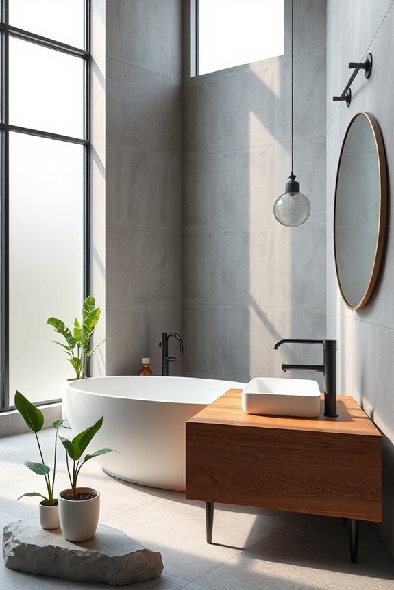 industrial elegance with contrast